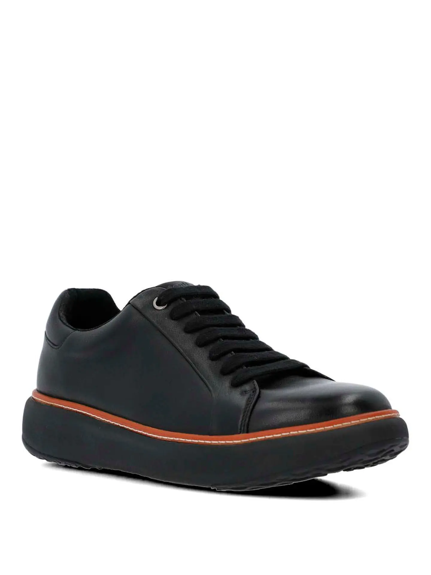 Zapatilla Cuero Hombre Force G Negra 2