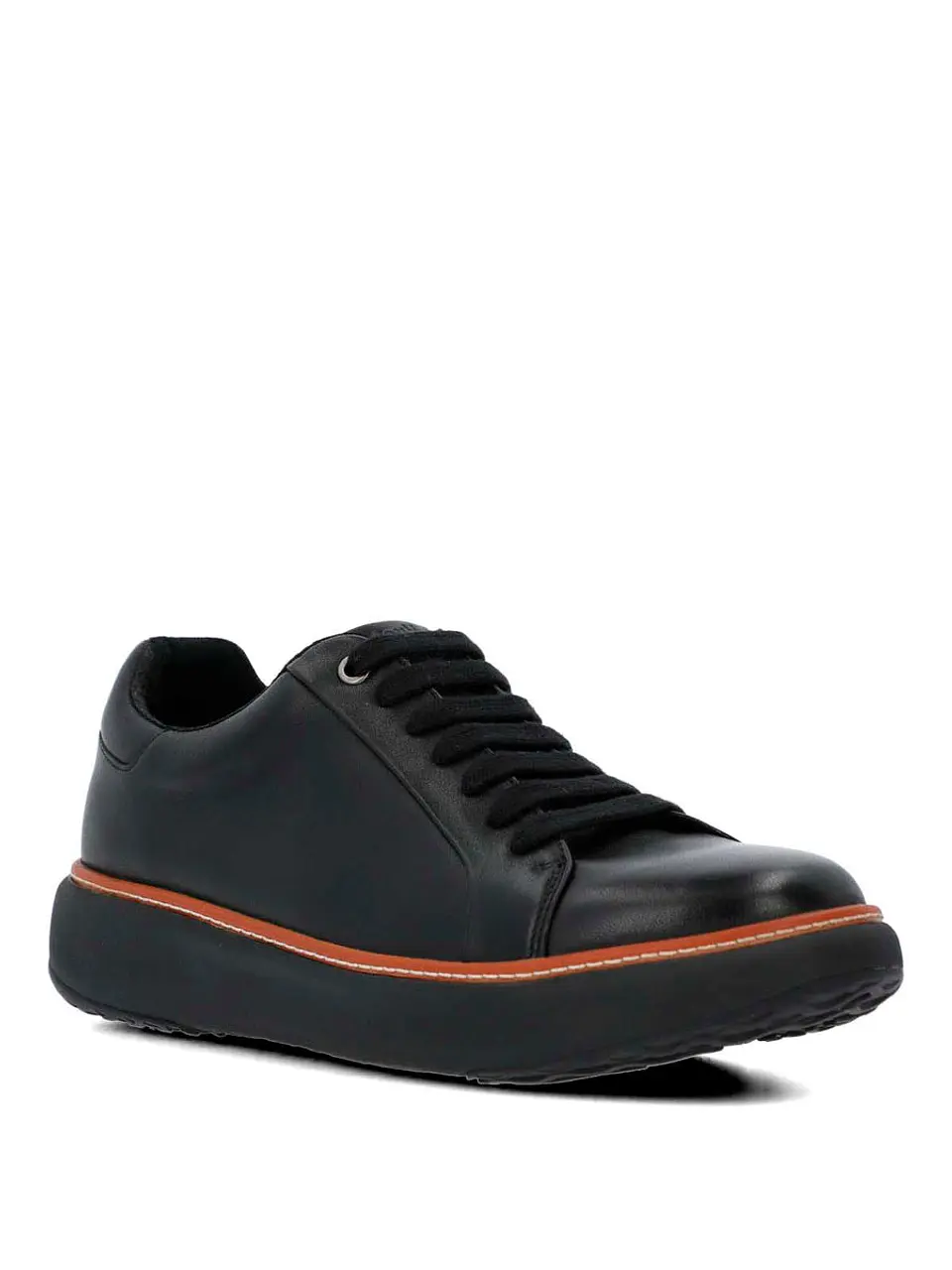 Zapatilla Cuero Hombre Force G Negra 2