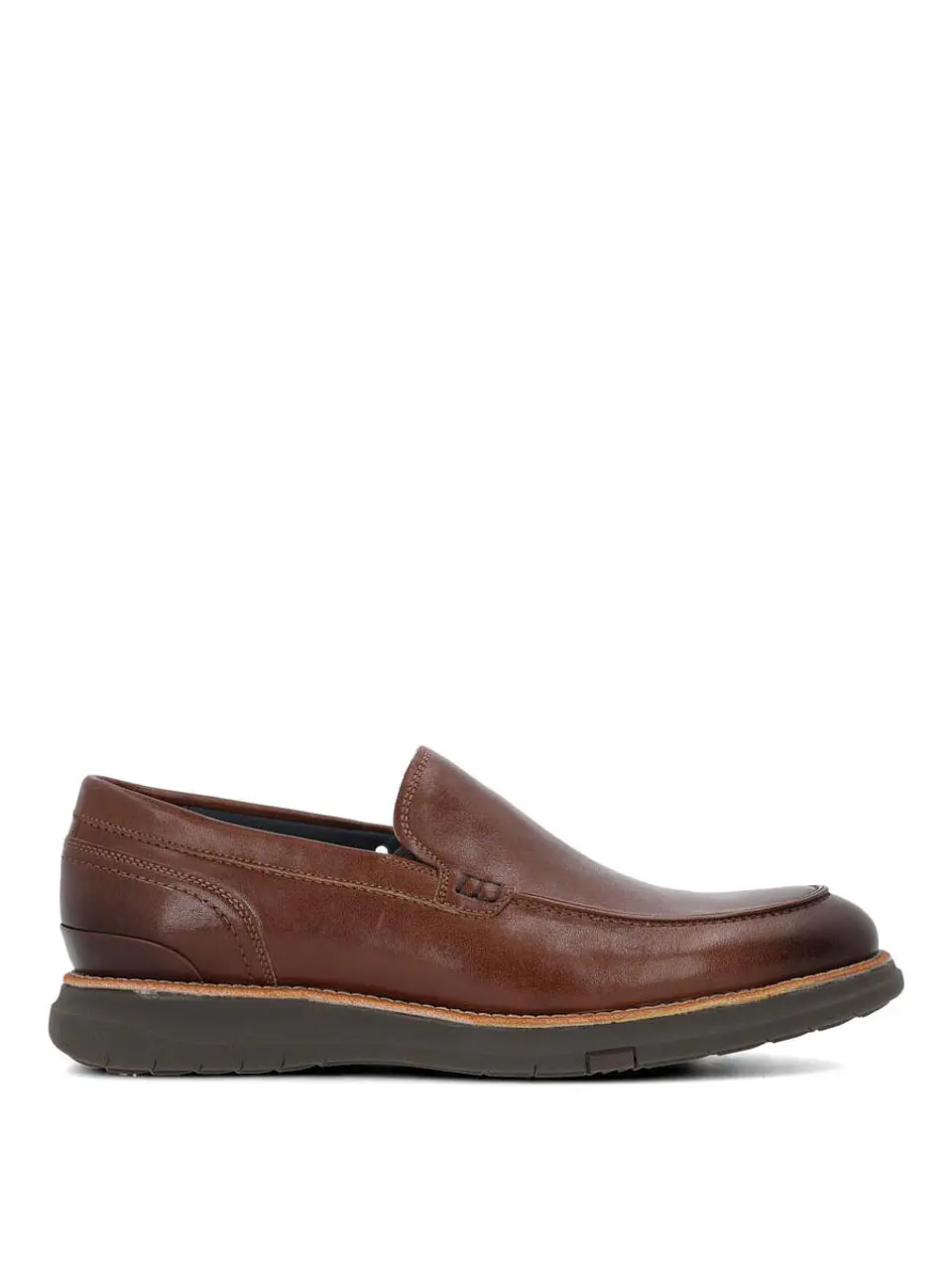 Mocasin Cuero Hombre Samar Café 1