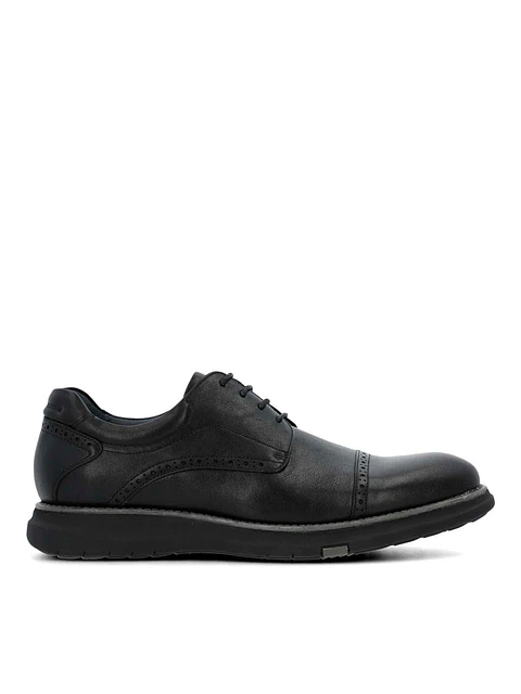 Zapato Cuero Hombre Sequio Negro