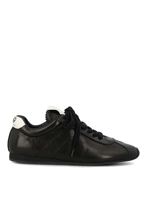Zapatilla Cuero Mujer Bonik Negro