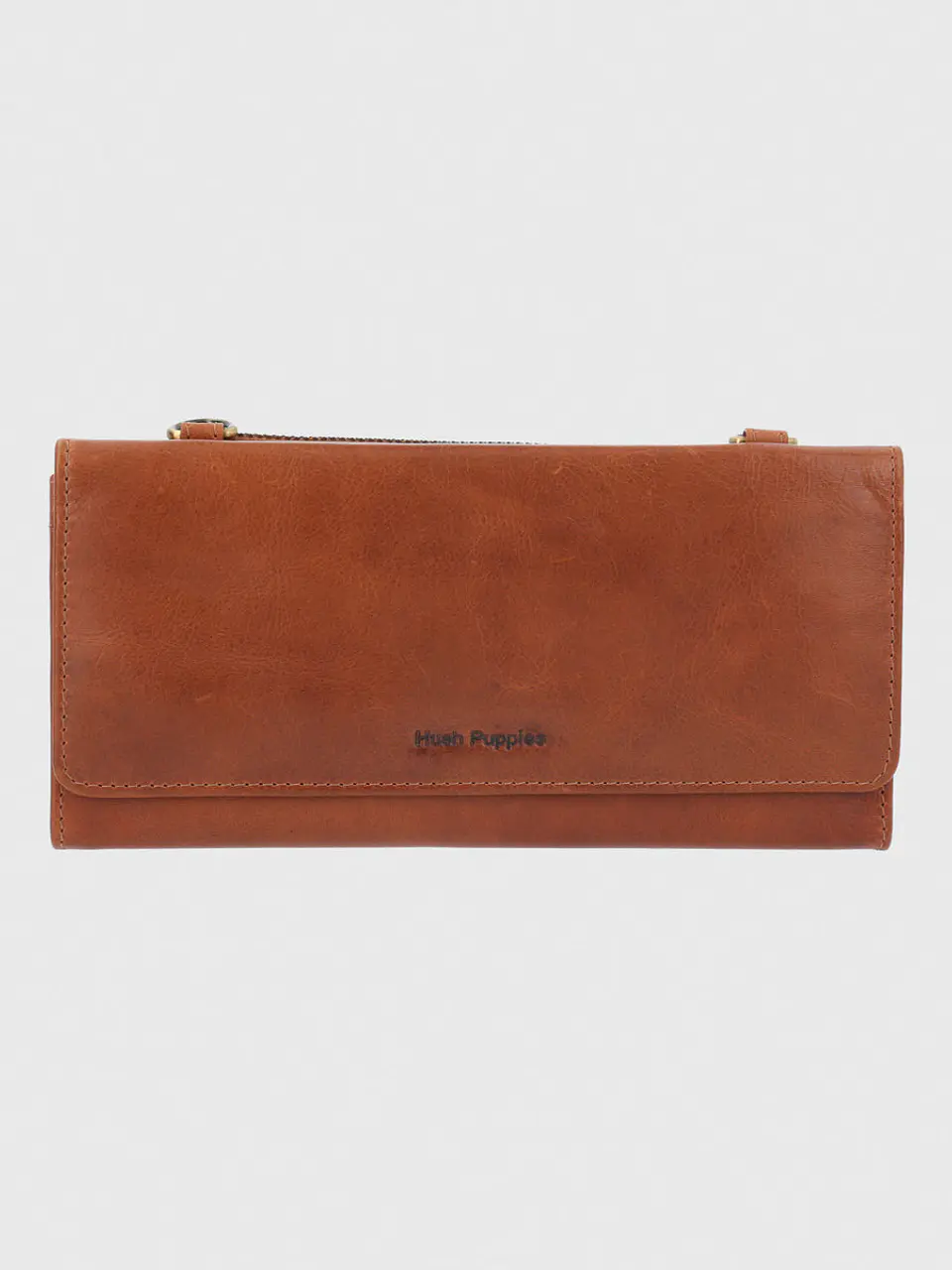 Billetera Cuero Mujer Om Farrow Strap Café 1