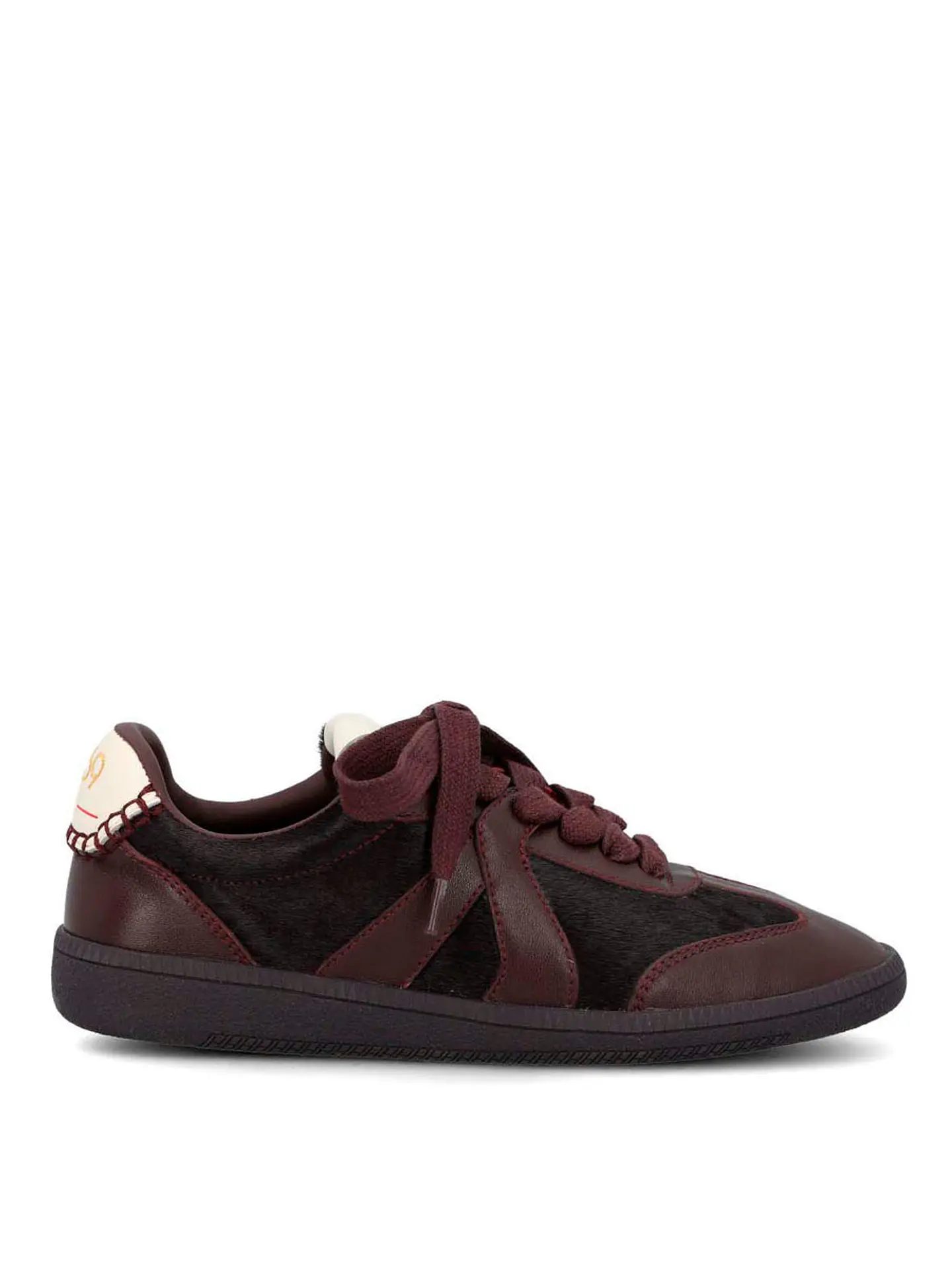 Zapatilla Cuero Mujer Sanset Rojo 1