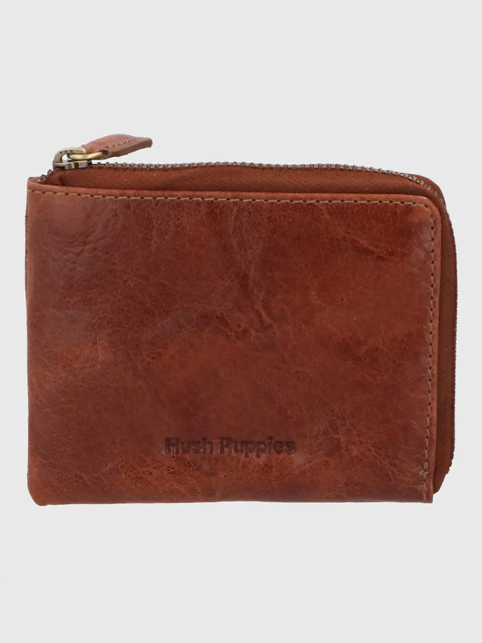 Billetera Cuero Unisex Vn Frank Coin Café 1