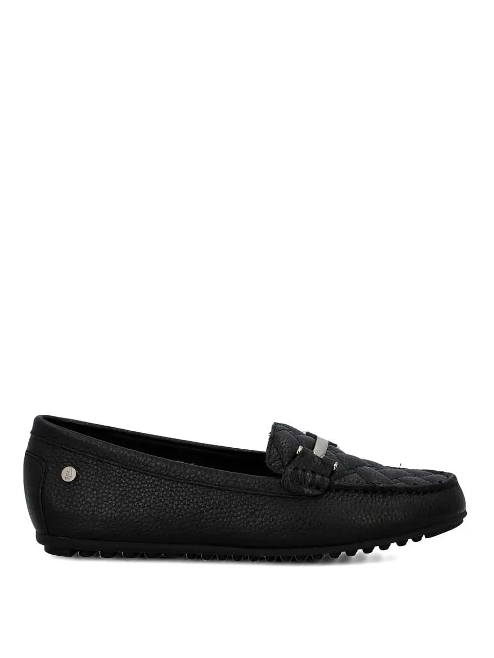Mocasin Cuero Mujer Silvia Negro 1