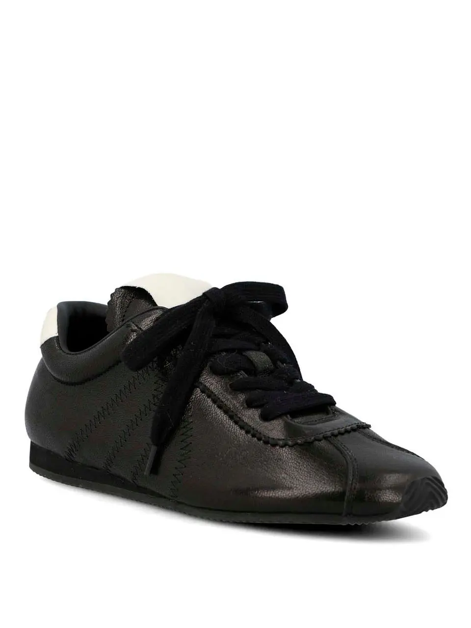 Zapatilla Cuero Mujer Bonik Negro 2