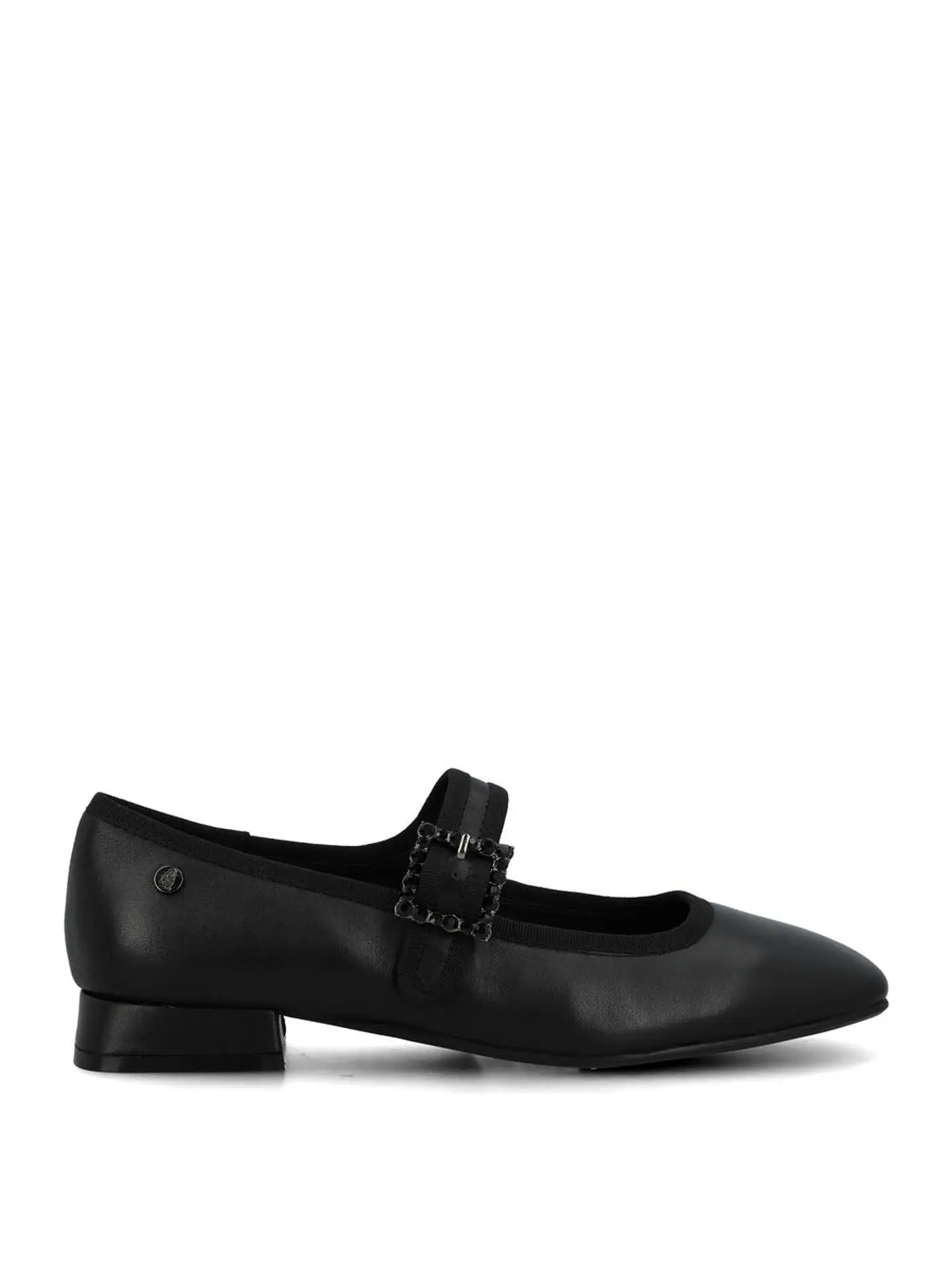 Ballerina Cuero Mujer Hally Negro 1