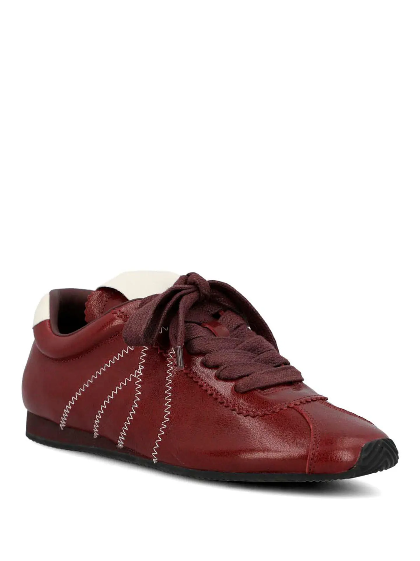 Zapatilla Cuero Mujer Bonik Rojo 2