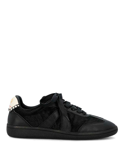 Zapatilla Cuero Mujer Sanset Negro