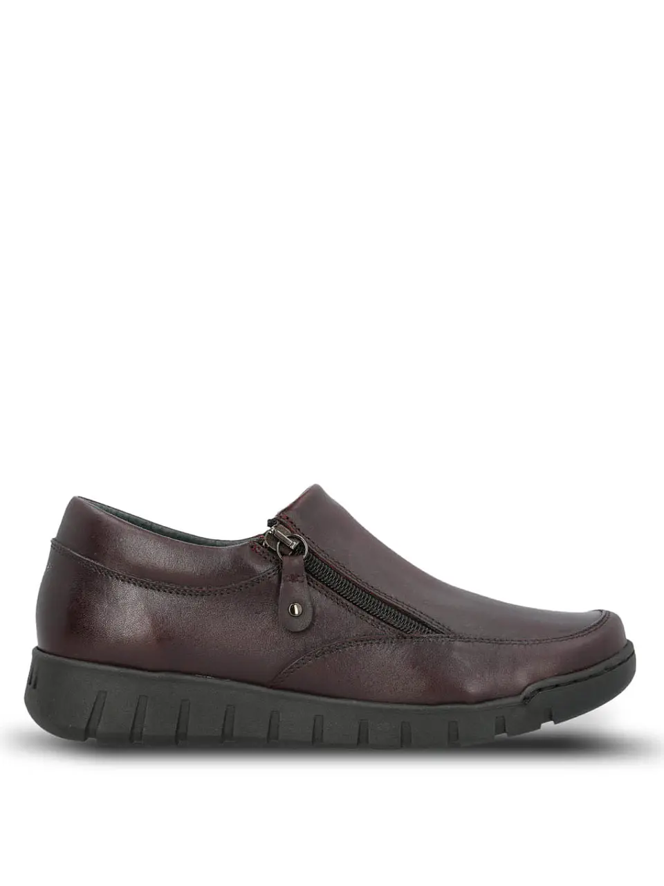 Zapato Cuero Mujer Henry Burdeo 1