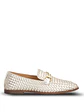 Mocasin Cuero Mujer Feels Metalizado - Miniatura 1