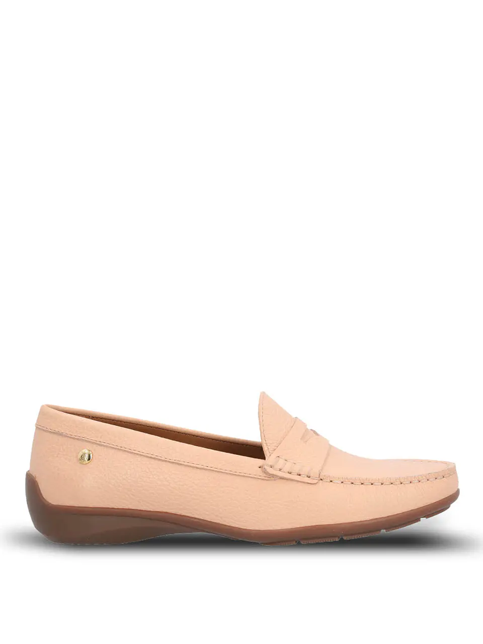 Mocasin Cuero Mujer Natalia Ii Rosado 1