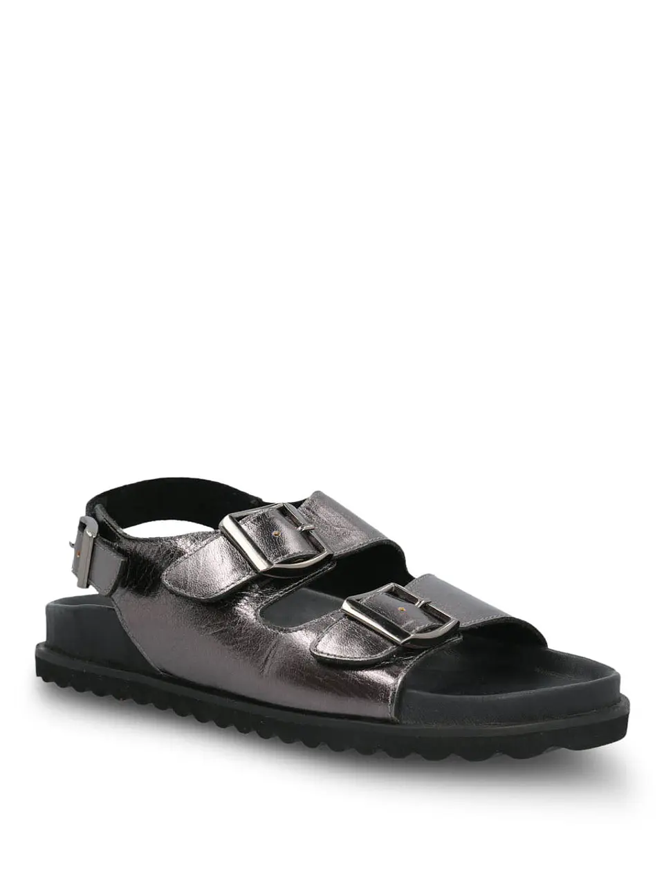 Sandalia Leather Mujer Bandol Metalizada 2