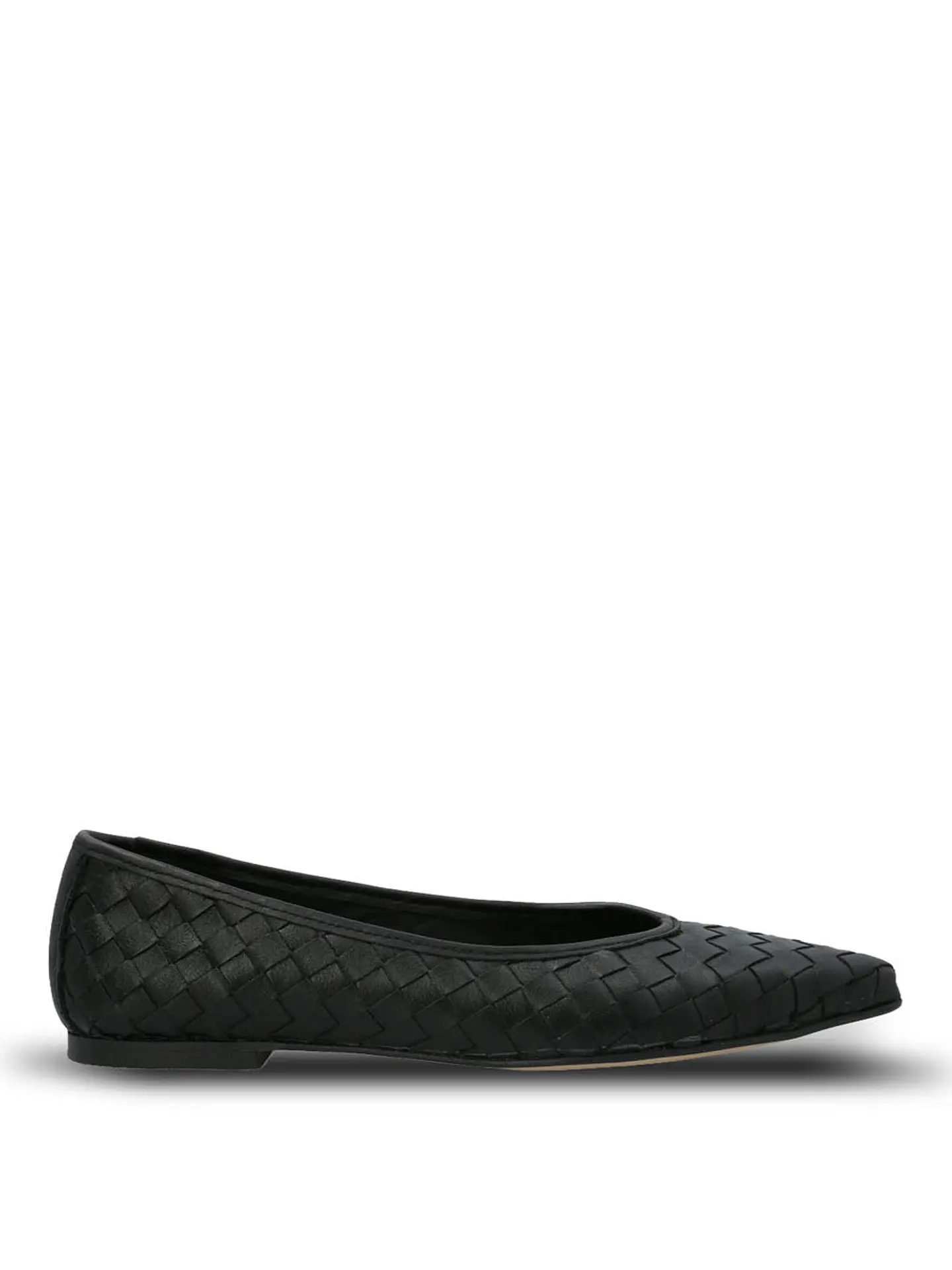 Ballerina Cuero Mujer Fabiola Negro 1