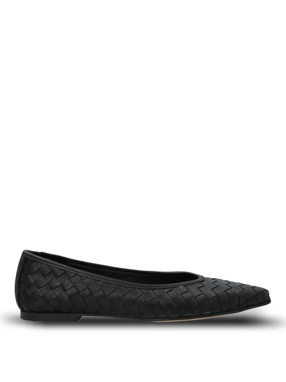 Ballerina Cuero Mujer Fabiola Negro 1
