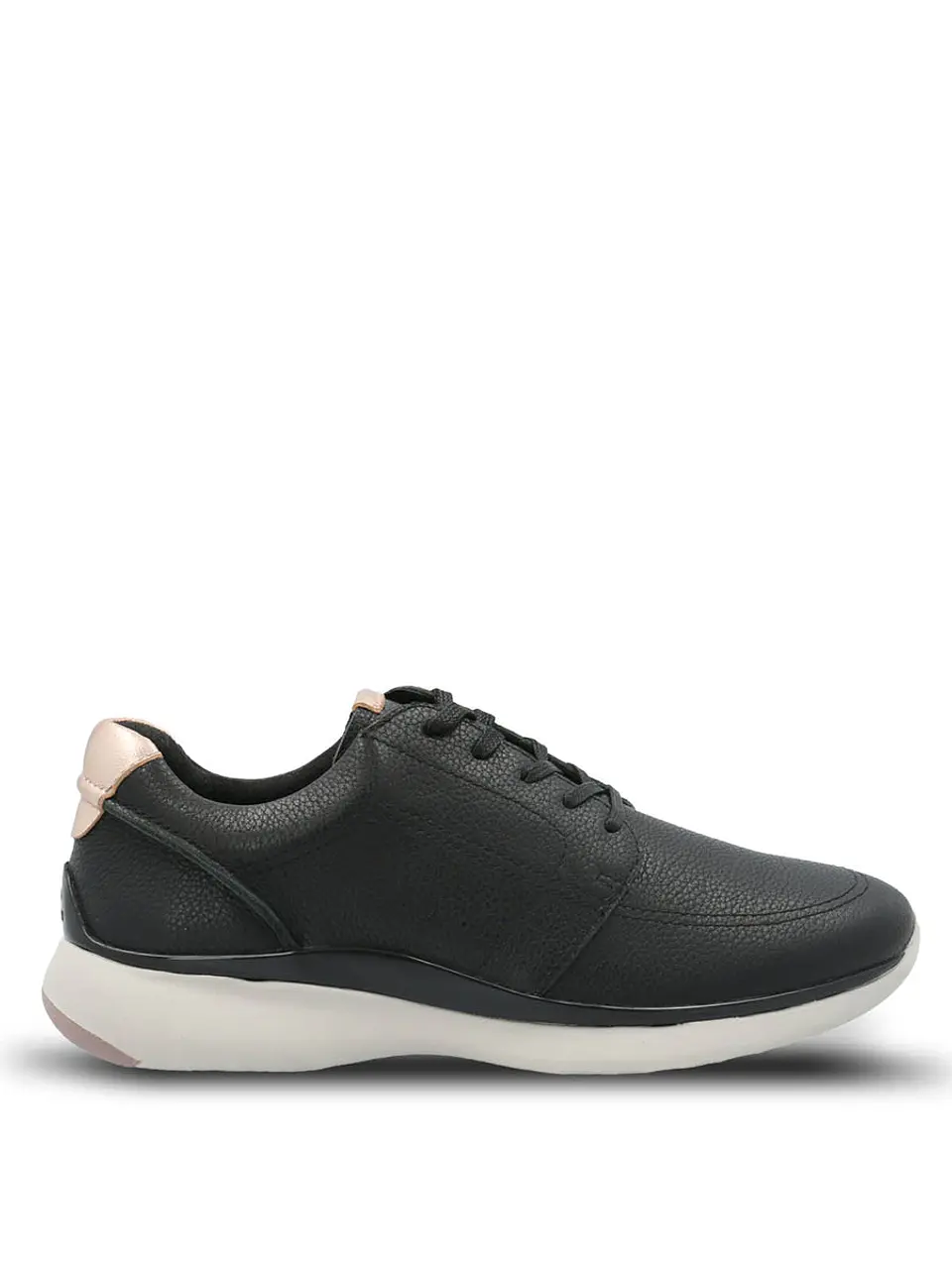 Zapatilla Cuero Mujer Goss Negro 1