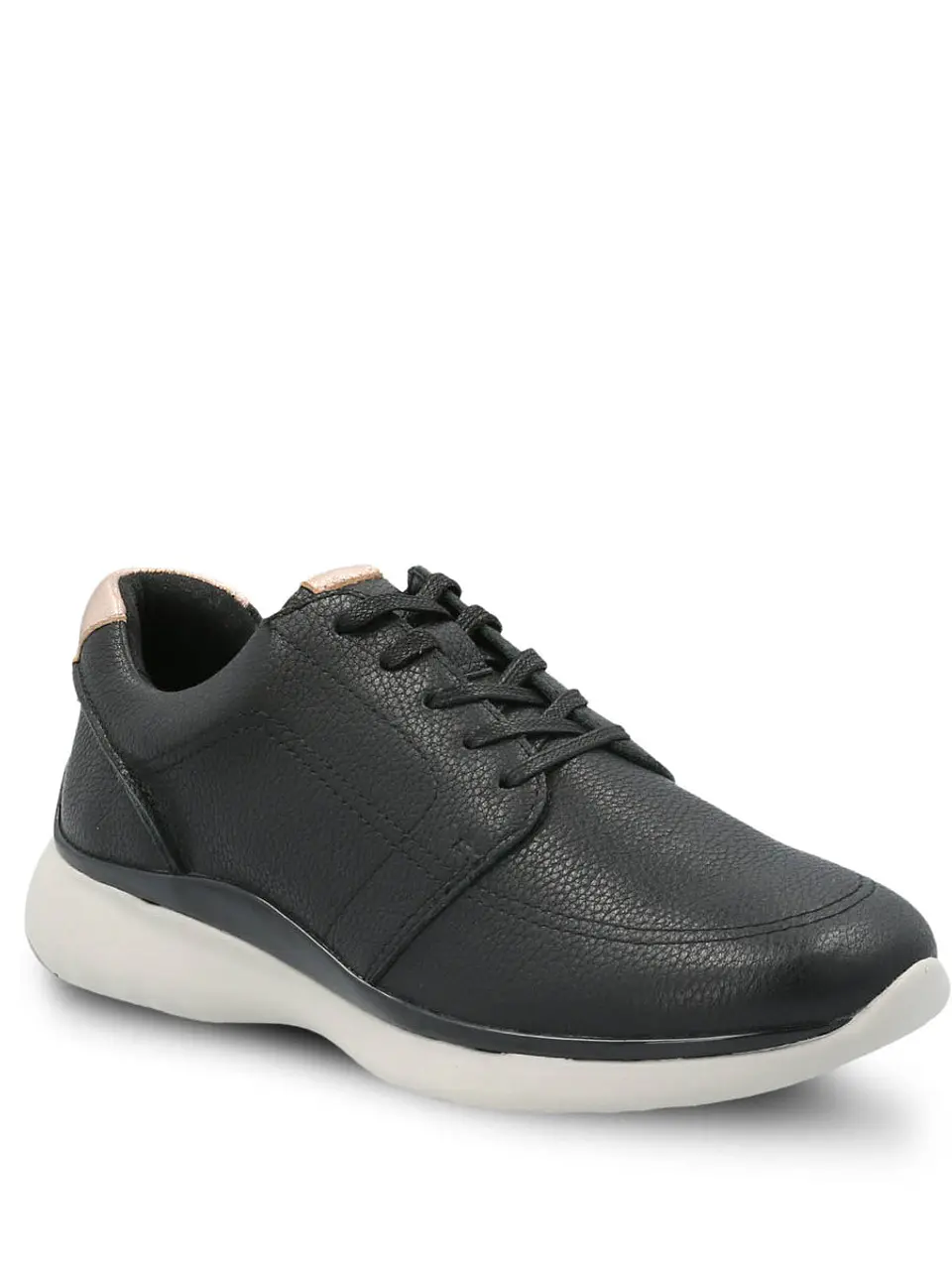 Zapatilla Cuero Mujer Goss Negro 2