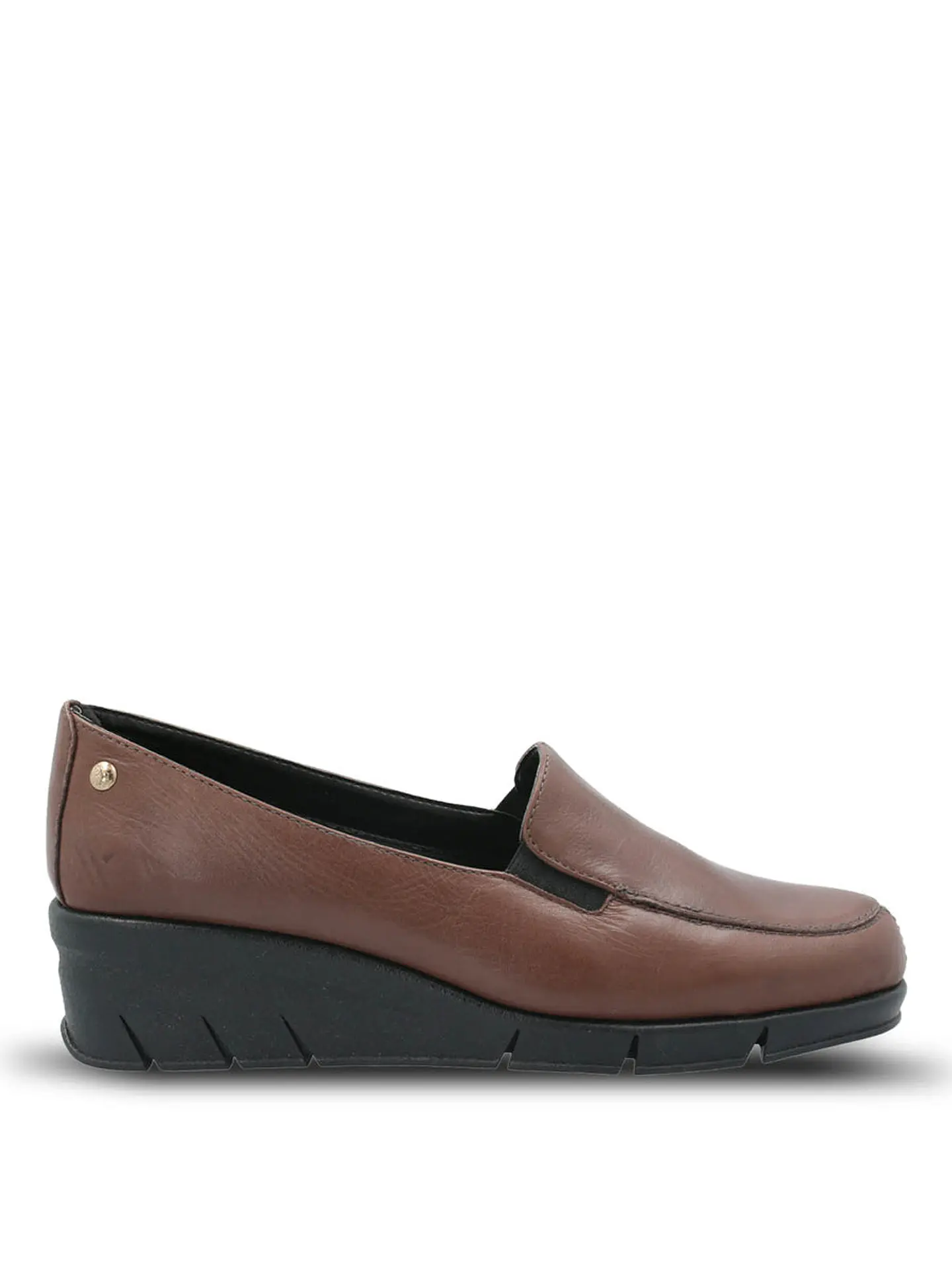 Zapato Cuero Mujer Huge Grant Too Café 1