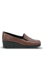 Zapato Cuero Mujer Huge Grant Too Café - Miniatura 1