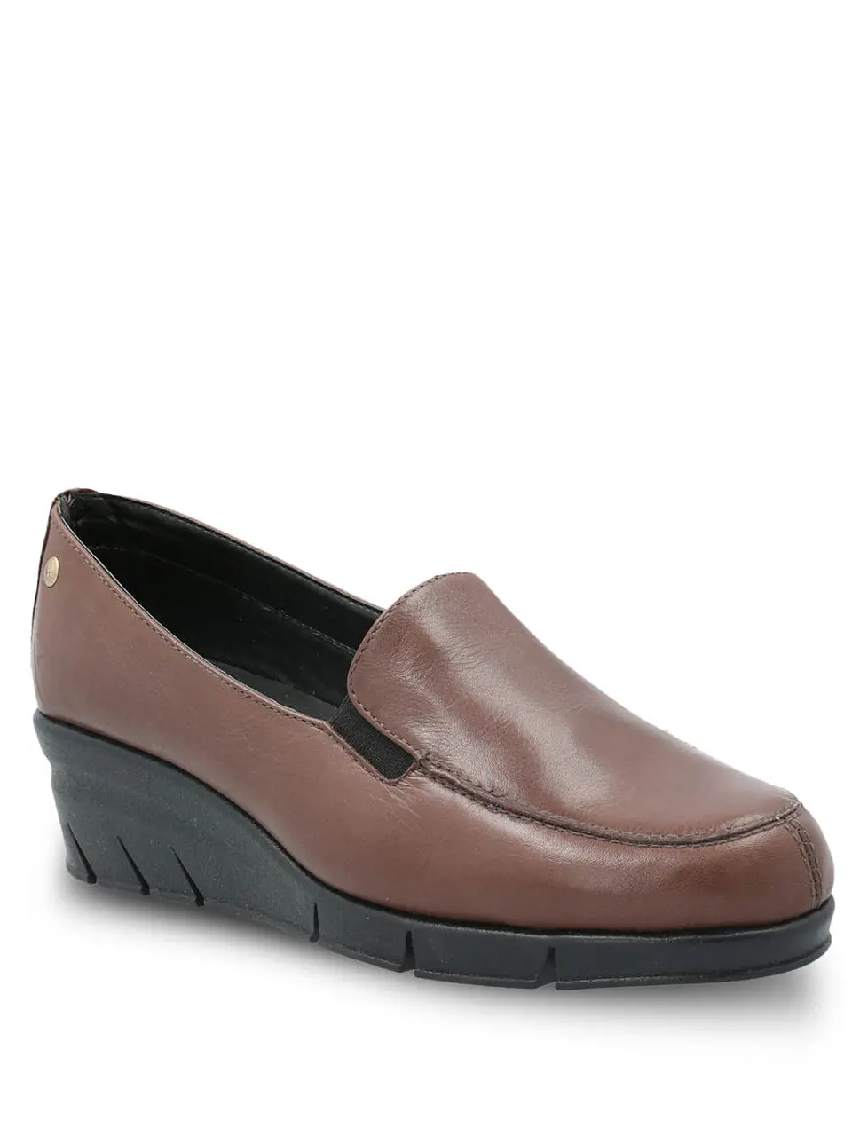 Zapato Cuero Mujer Huge Grant Too Café 2