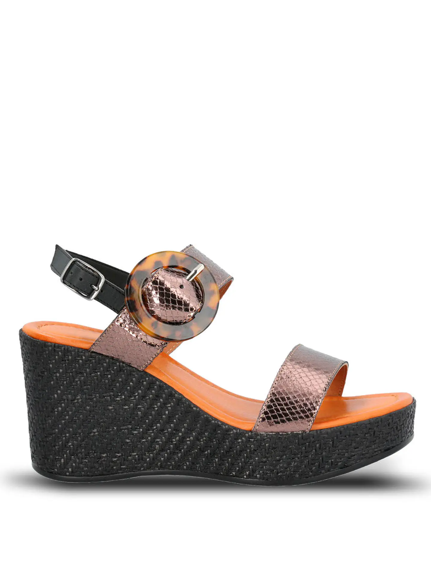 Sandalia Mujer Gina Gris 1
