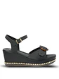 Sandalia Mujer Fiametta Negro - Miniatura 1
