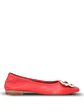 Ballerina Vestir Mujer Cuero Kenzie Roja - Miniatura 1