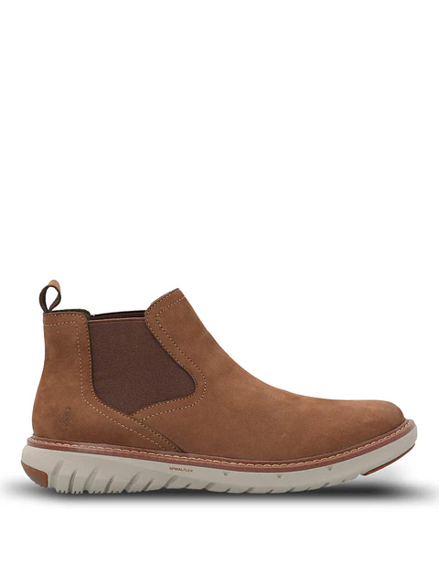 Botin Cuero Smart Chelsea Café