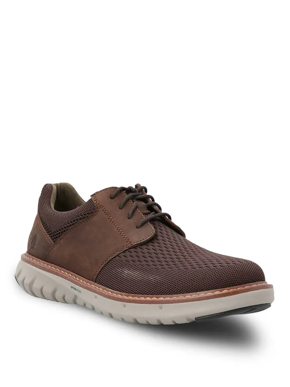 Zapato Smart Hombre Hybrid Lace Café 2
