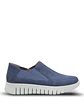 Slip On Mujer Cuero Torino Azul - Miniatura 1