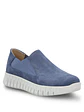 Slip On Mujer Cuero Torino Azul - Miniatura 2