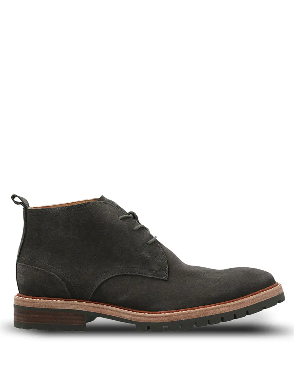Botin Cuero Hombre Milvio Gris Oscuro 1