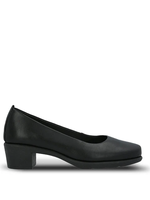 Zapato Cuero Mujer Tiina Negro