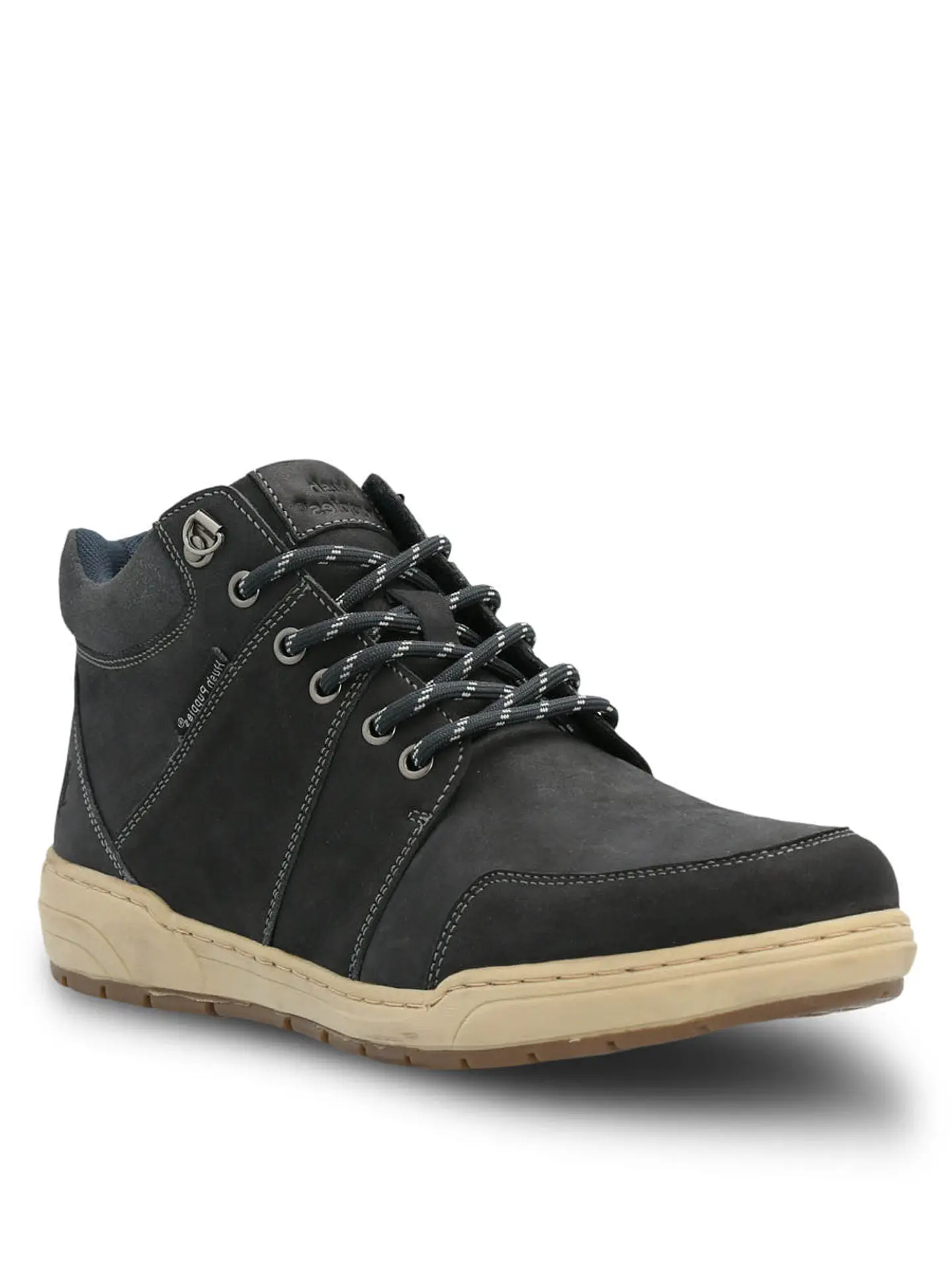 Botin Cuero Hombre Fiord Gris Oscuro 1