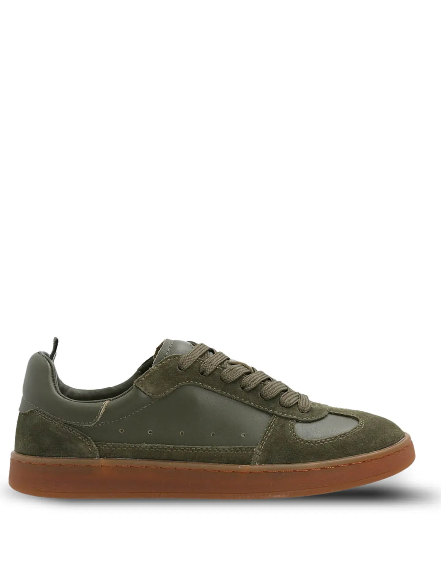 Zapatilla Cuero Mujer Dallas Verde 1