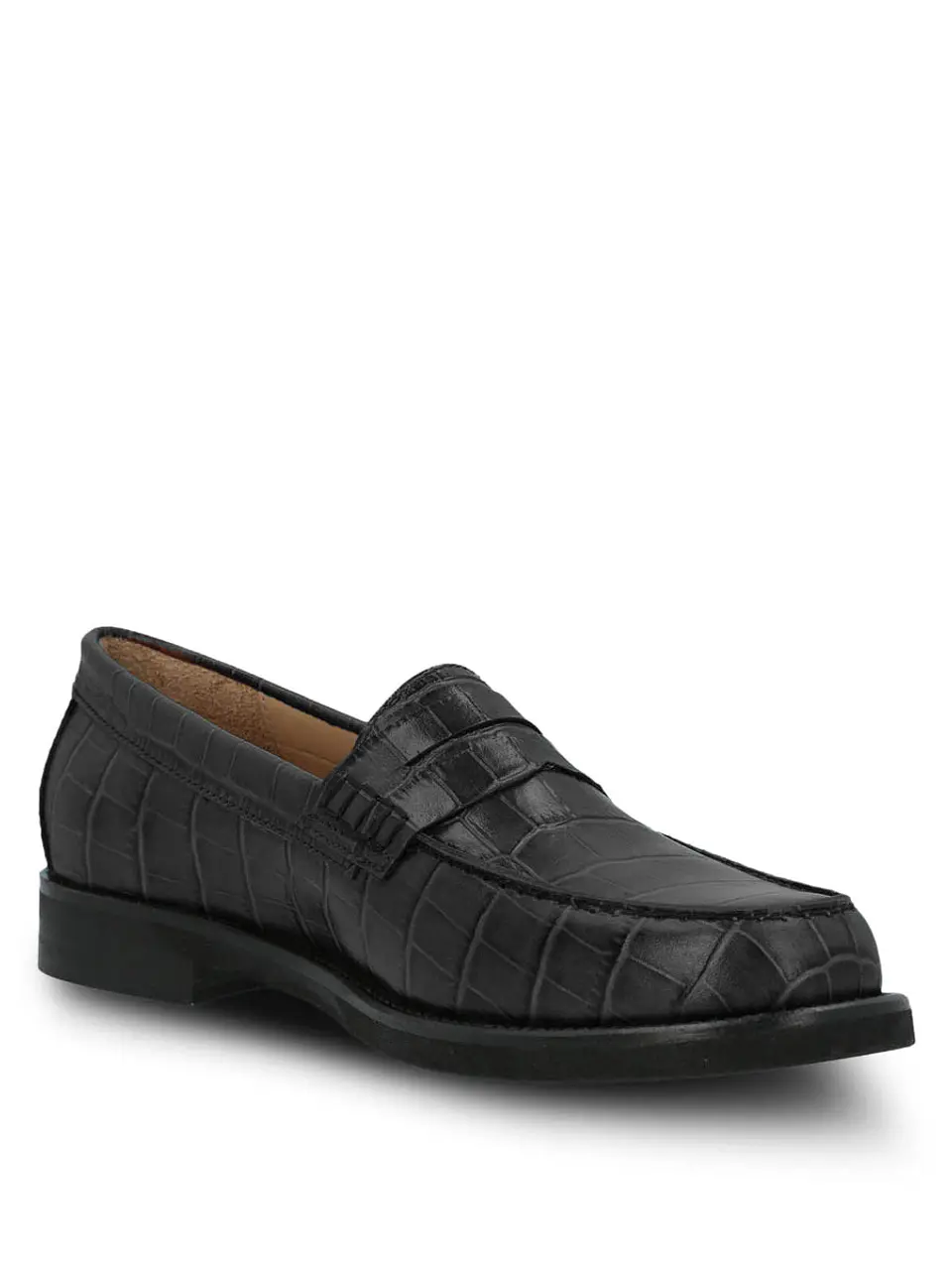 Mocasin Cuero Mujer Uma Negro 2