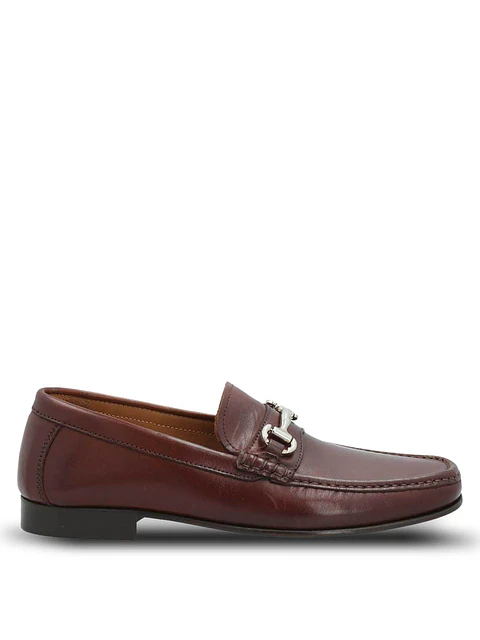 Mocasin Cuero Hombre Italiano Spello Café