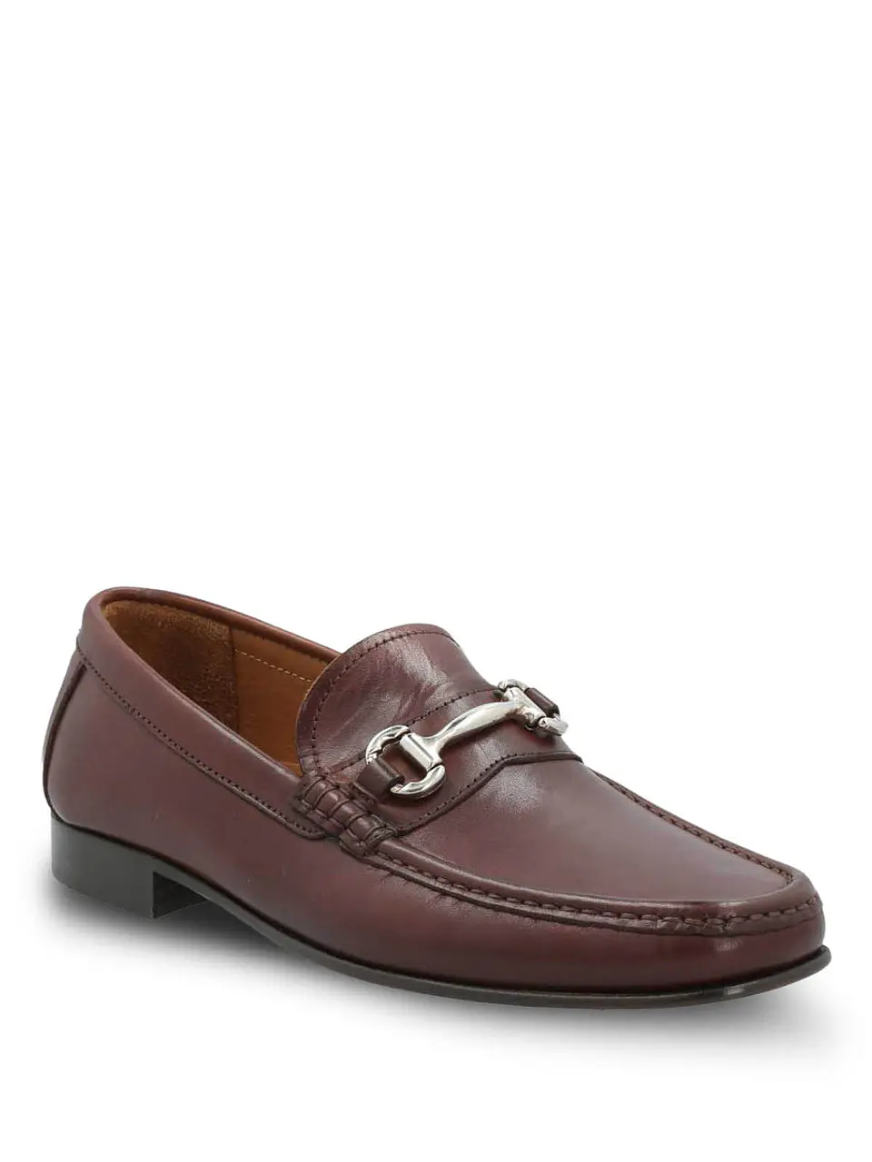 Mocasin Cuero Hombre Italiano Spello Café 2