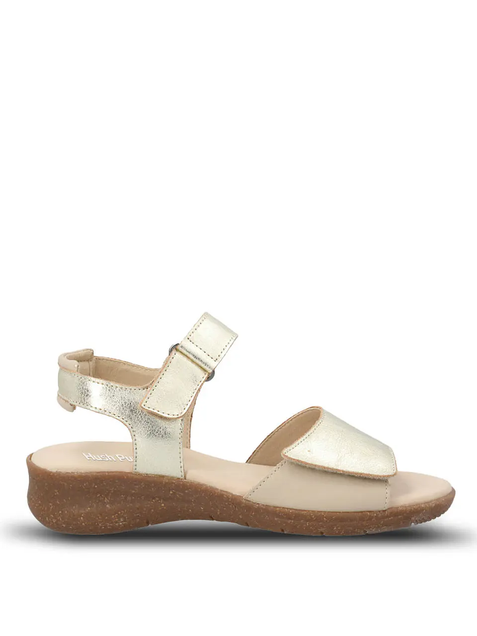 Sandalia Cuero Mujer Moon Light Metalizada 1