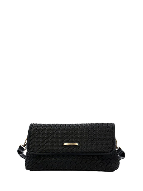 Cartera Ecocuero Mujer Brass Bag Negro