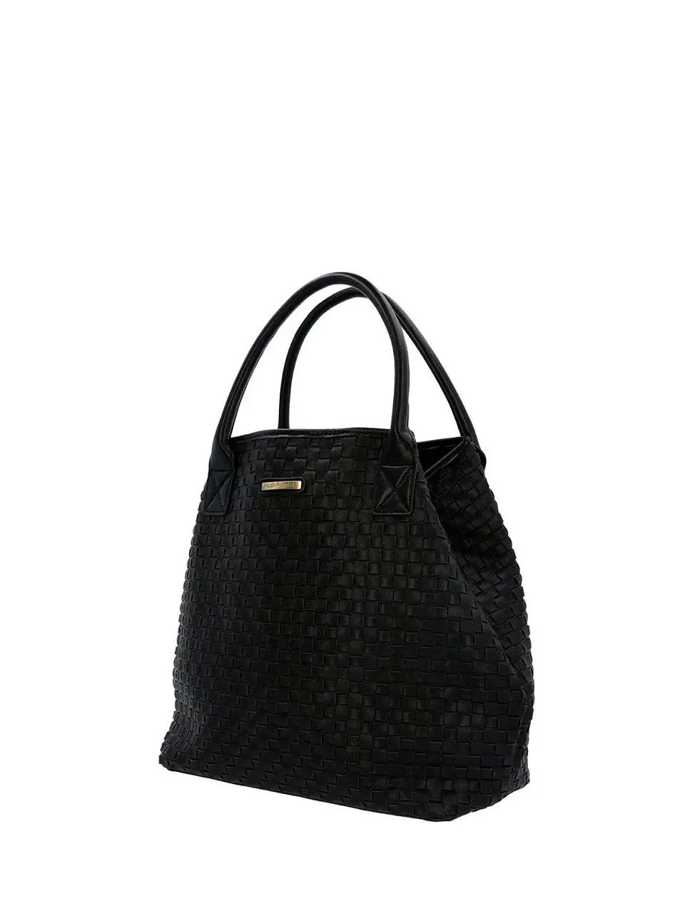 Cartera Ecocuero Mujer Bratt Tote Negro 2