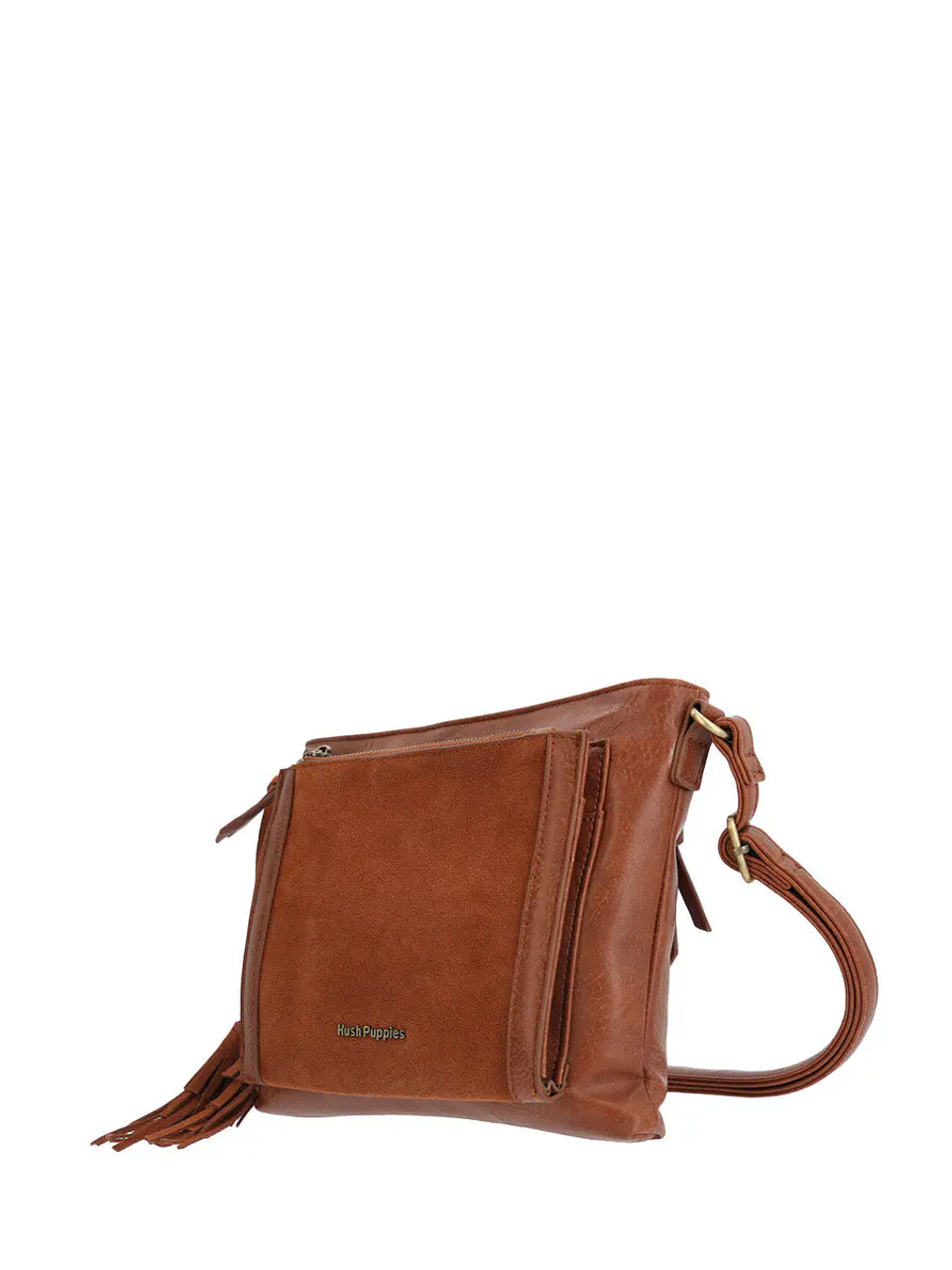 Cartera Ecocuero Mujer Lek Cross Café 2