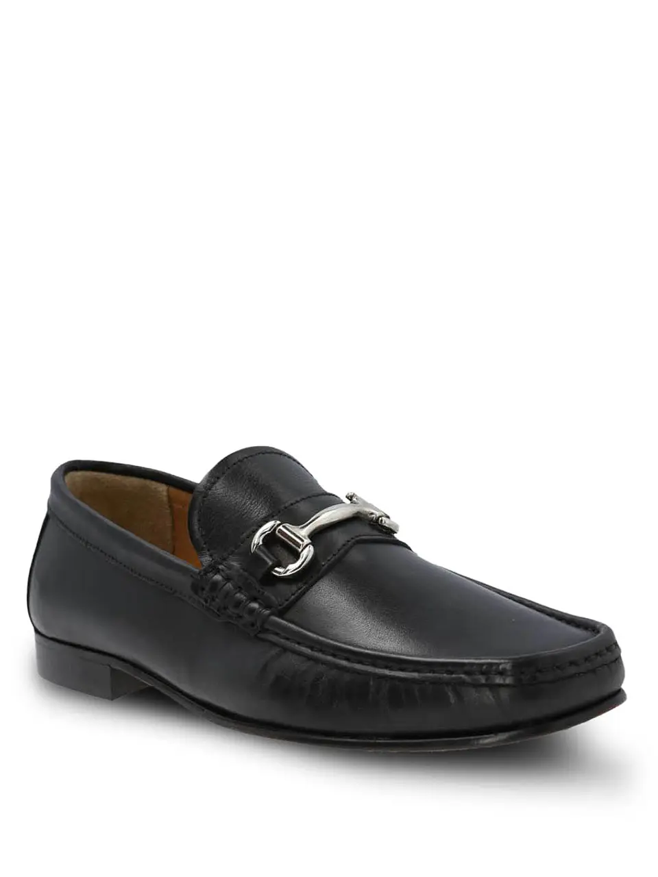 Mocasin Cuero Hombre Italiano Spello Negro 2