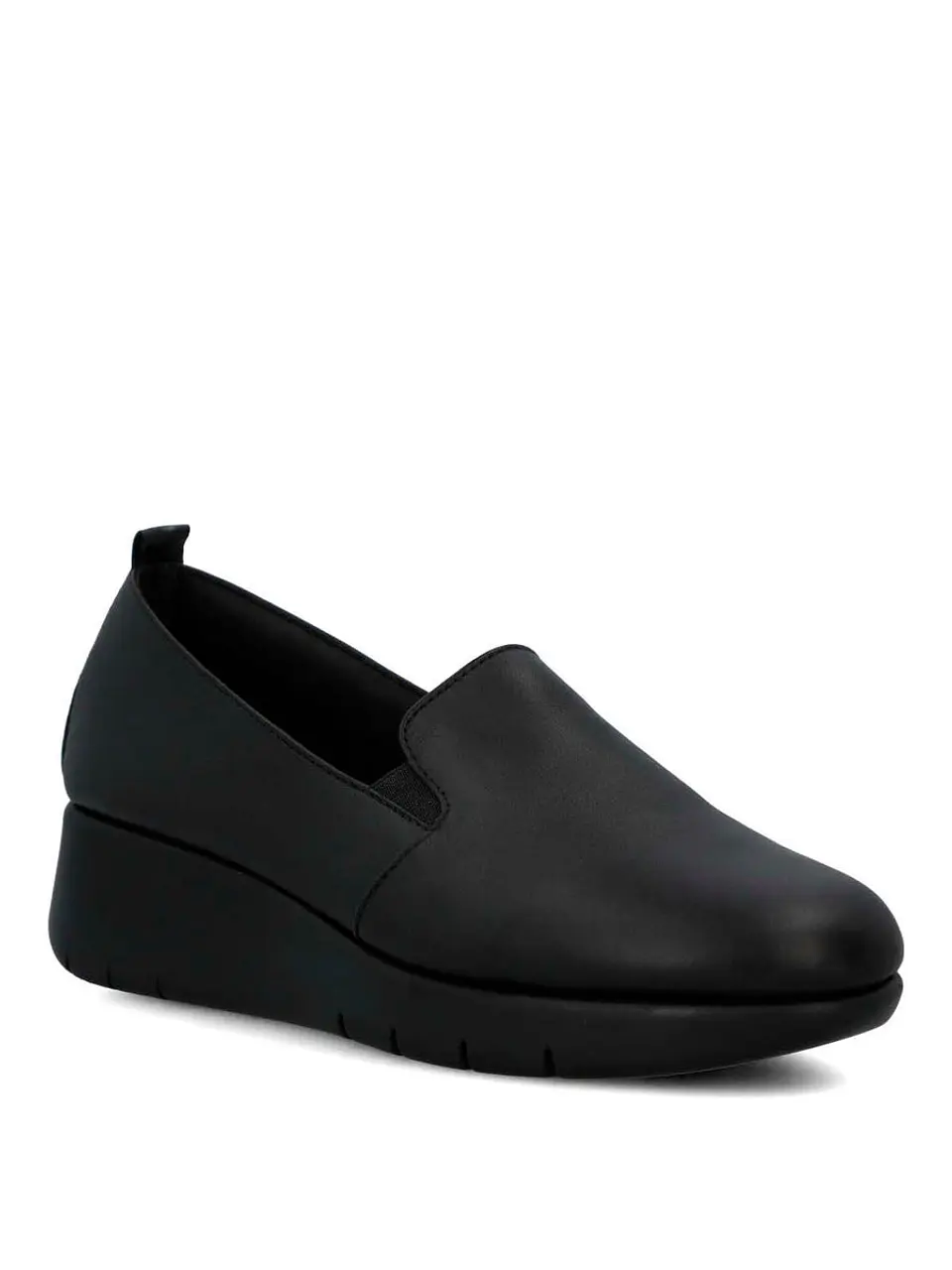 Slip On Cuero Mujer Judita Negro 2