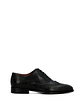Zapato Italiano Cuero Hombre Sorriso Negro - Miniatura 1