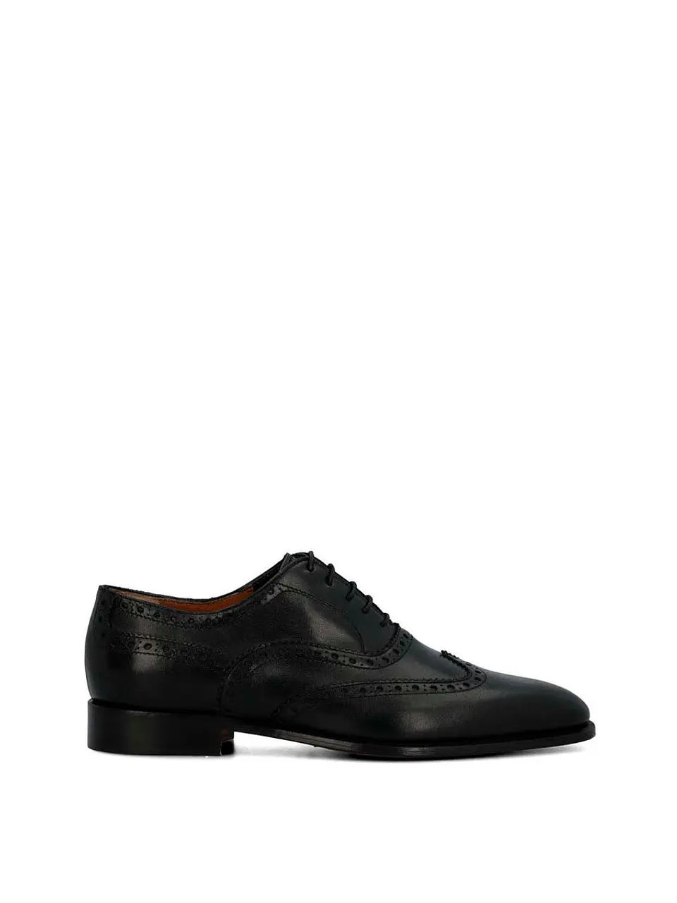 Zapato Italiano Cuero Hombre Sorriso Negro 1