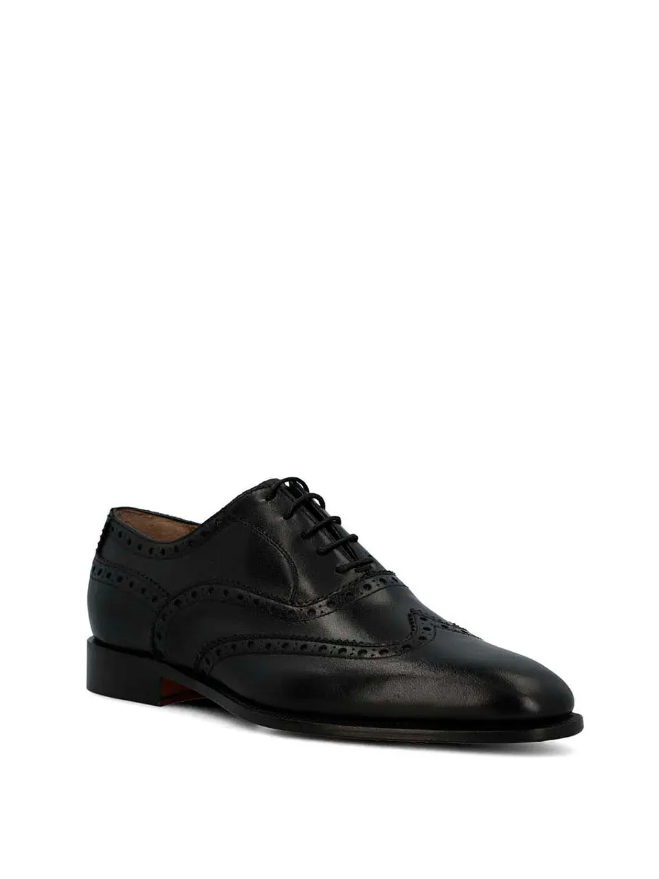 Zapato Italiano Cuero Hombre Sorriso Negro 2
