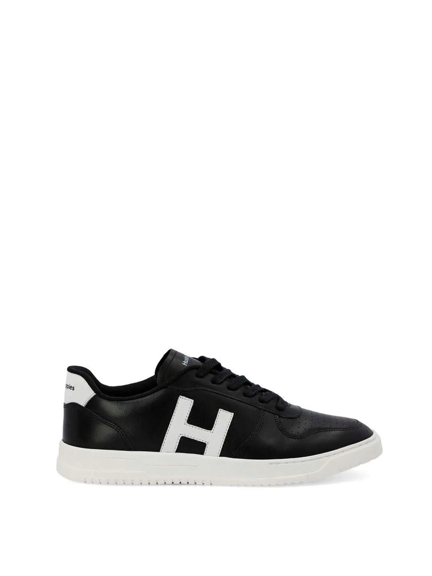 Zapatilla Cuero Hombre Philippe Negra 1