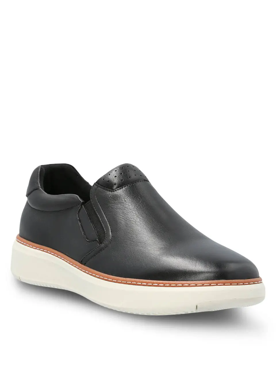 Slip On Cuero Hombre Lite G Negro 2