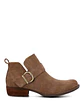Botin Cuero Mujer Raquel Café - Miniatura 1